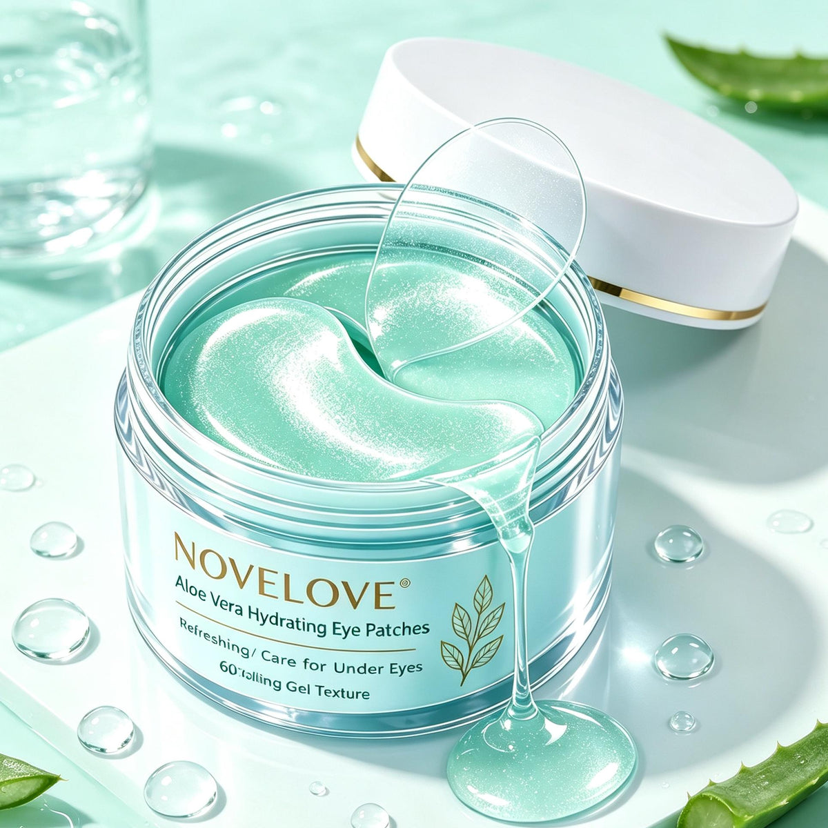 NOVELOVE® Parches de Hidrogel para Ojos con Colágeno