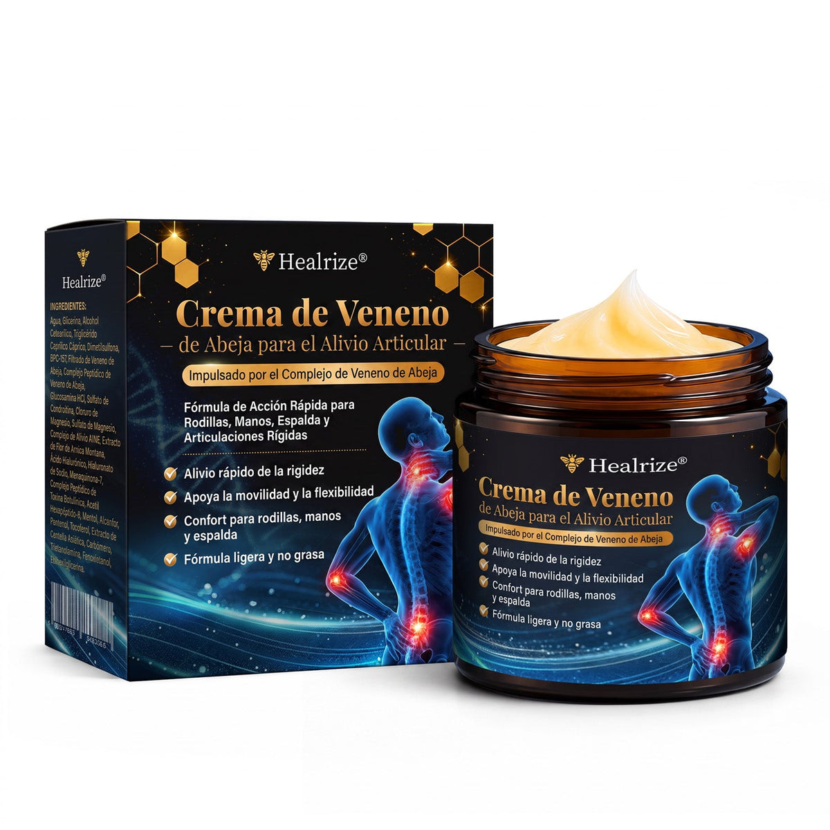 Healrize® Crema de veneno de abeja para articulaciones