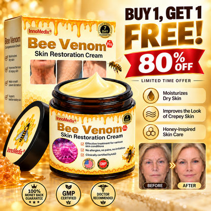 💫🧑‍⚕️InnoMedix® Crema Integral Pro con Veneno de Abeja — Reafirmante para Todo Tipo de Piel 🔥