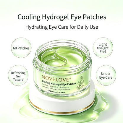 NOVELOVE® Parches de Hidrogel Refrescantes para Ojos
