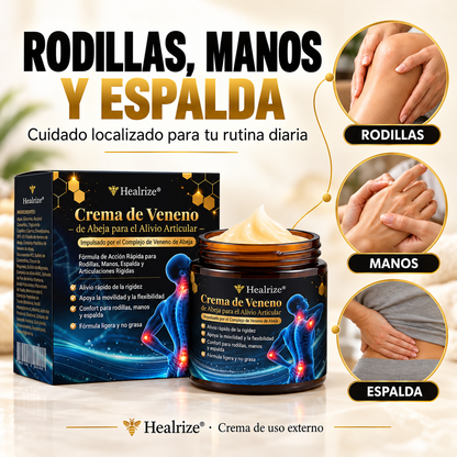 Healrize® Crema de veneno de abeja para articulaciones