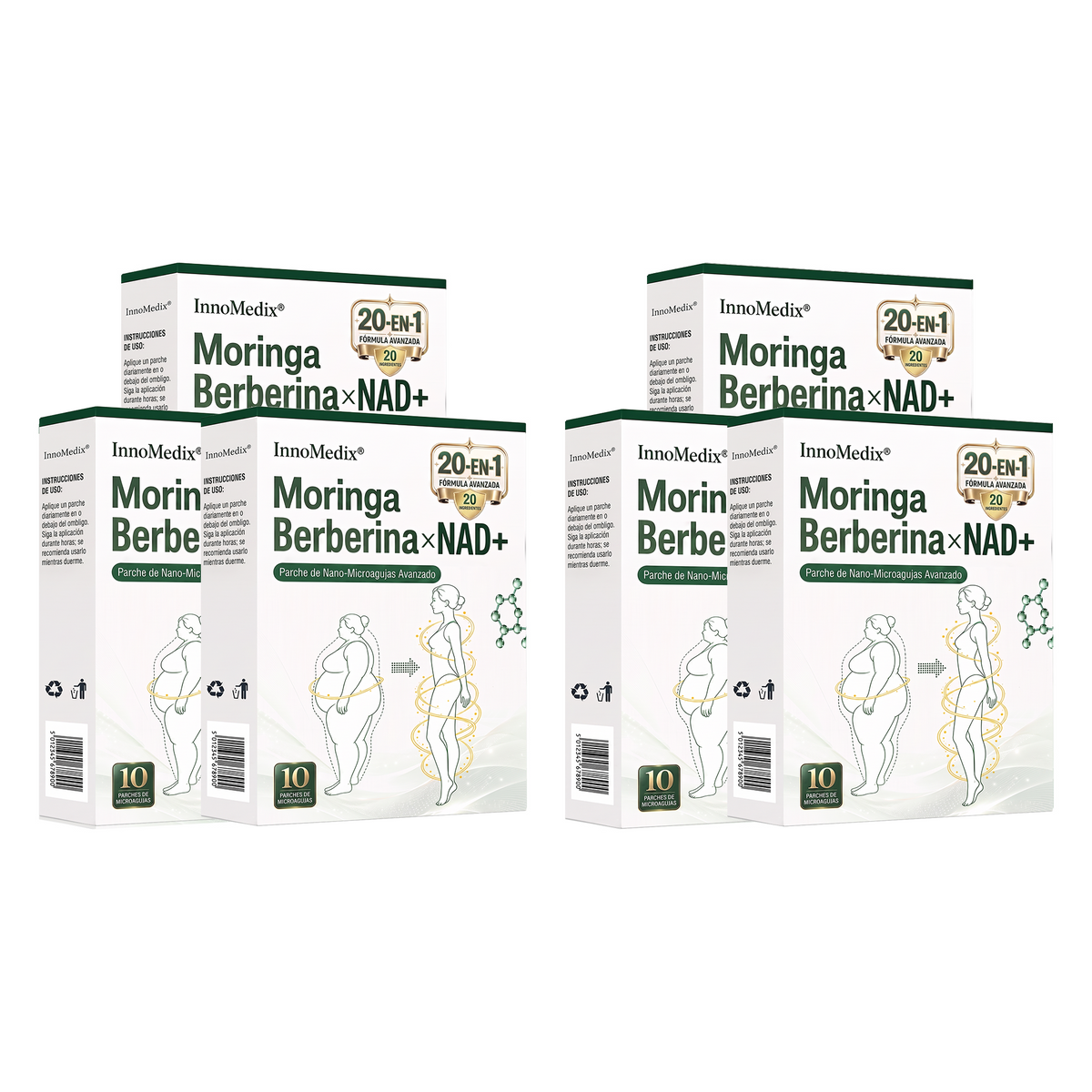 InnoMedix® Moringa Berberina x NAD+ 20-EN-1 Parche Avanzado de Nano-Microagujas (Aplicar solo una vez al día – cambios visibles en tan solo 7 días.)🔥💚