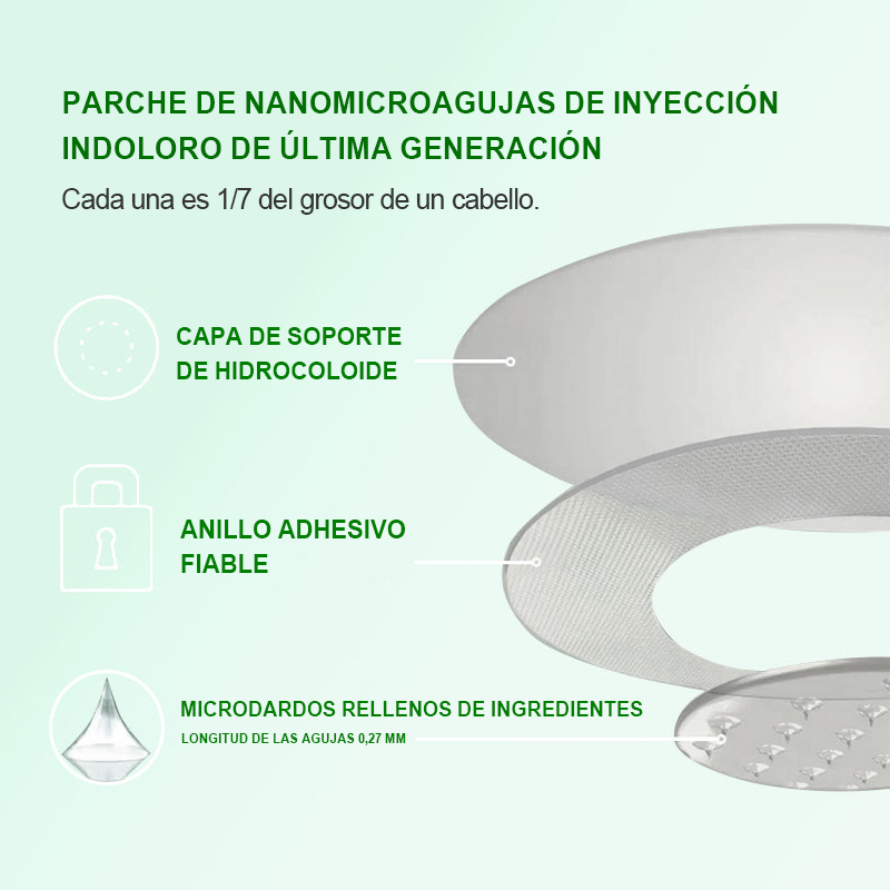 Tienda Oficial | 🏆𝐻𝑒𝑎𝑙𝑟𝑖𝑧𝑒® 𝑴𝒐𝒓𝒊𝒏𝒈𝗮 · 𝐁𝐞𝐫𝐛𝐞𝐫𝐢𝐧𝐞 × 𝙉𝘼𝐃+ 𝟏2-en-1 𝗔𝗱𝘃𝗮𝗻𝗰𝗲𝗱 𝙉𝙖𝙣𝙤 𝙈𝙞𝙘𝙧𝙤𝙣𝙚𝙚𝐝𝐥𝐞 𝐏𝐚𝑡𝑐𝚑 🇲🇽 (Solo una vez al día, cambios visibles en 7 días) 👨‍⚕️ Para obesidad, piel flácida, diabetes, apnea del sueño, problemas articulares y más💝