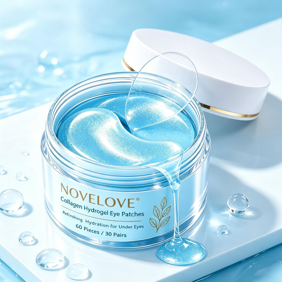 NOVELOVE® Parches de Hidrogel Refrescantes para Ojos