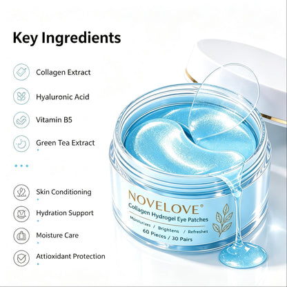 NOVELOVE® Parches de Hidrogel Refrescantes para Ojos