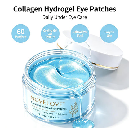 NOVELOVE® Parches de Hidrogel Refrescantes para Ojos