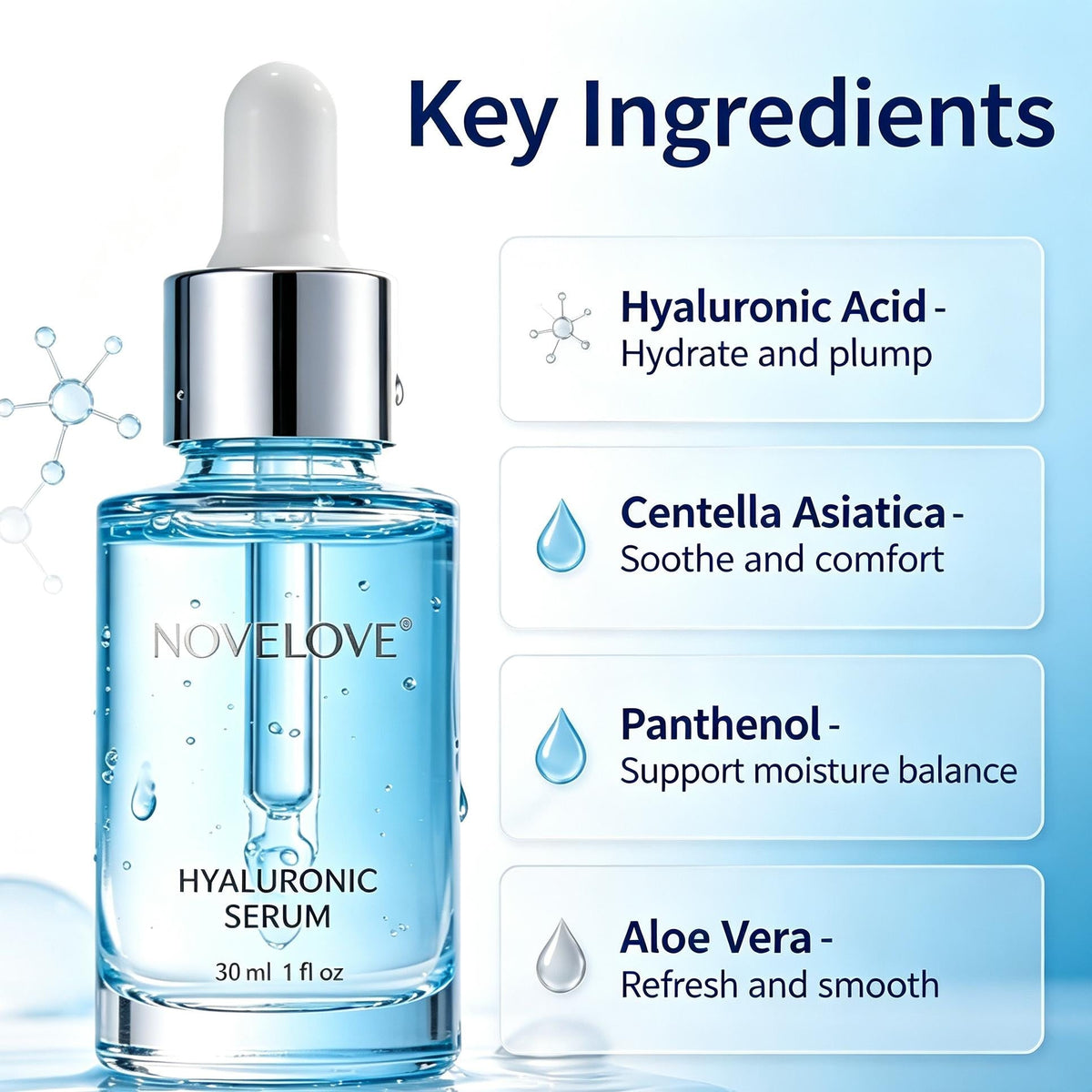 NOVELOVE®  Sérum de Ácido Hialurónico