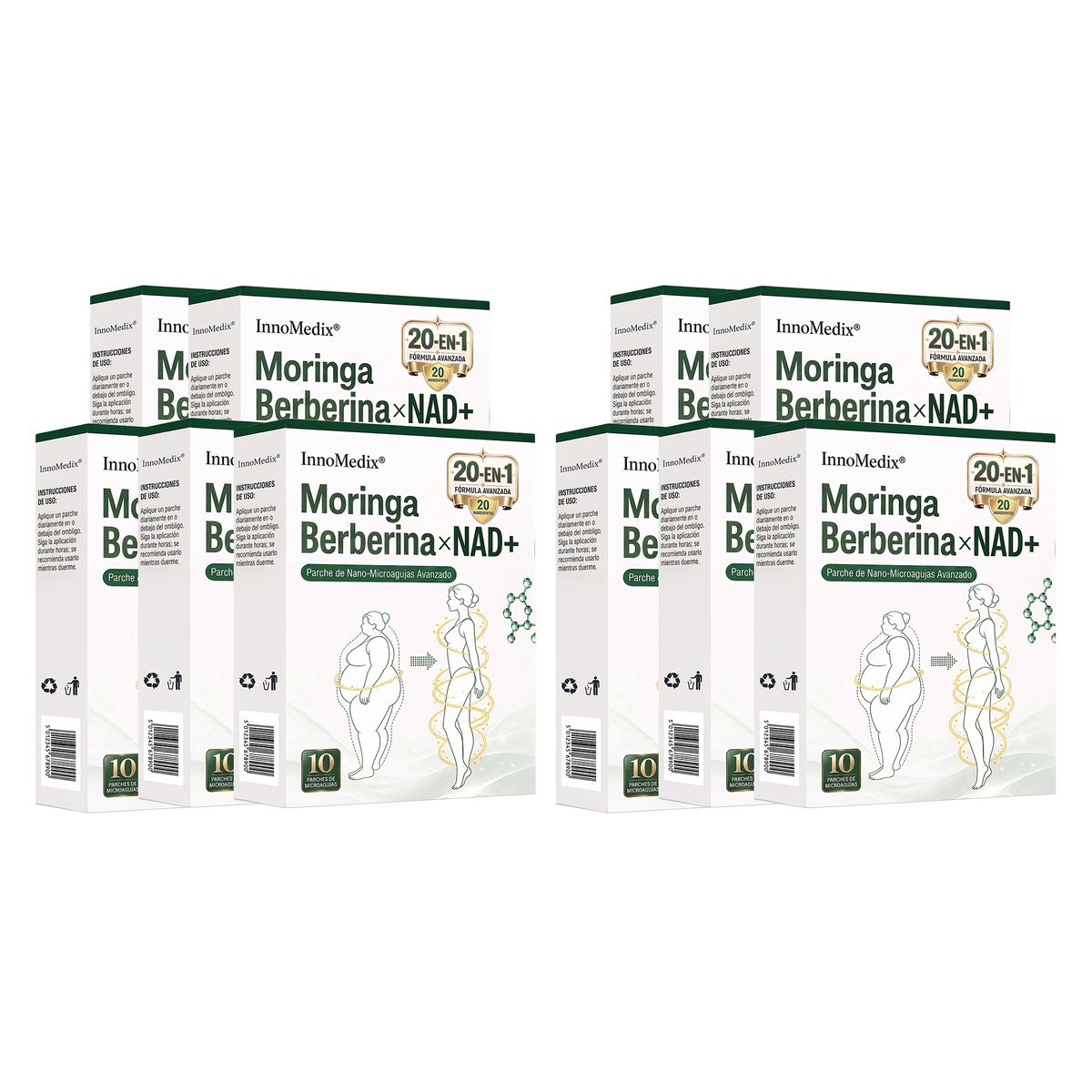 InnoMedix® Moringa Berberina x NAD+ 20-EN-1 Parche Avanzado de Nano-Microagujas (Aplicar solo una vez al día – cambios visibles en tan solo 7 días.)🔥💚