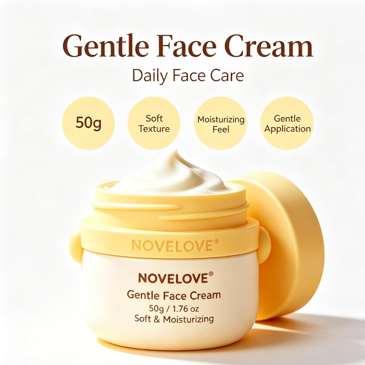 NOVELOVE® Crema Facial Suave