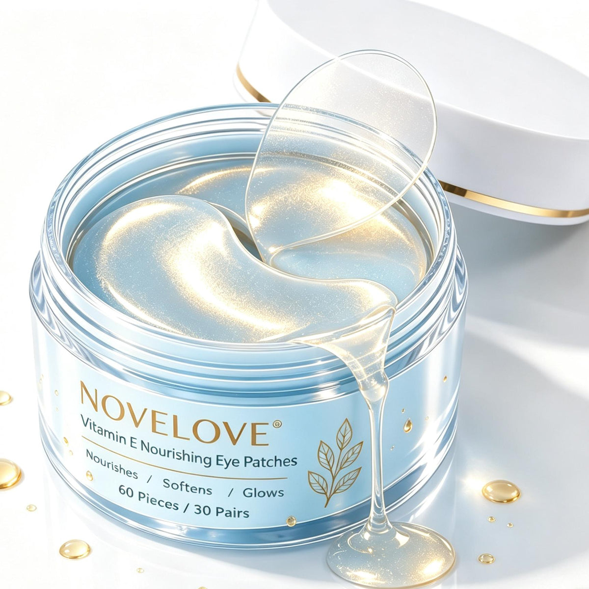 NOVELOVE® Parches Hidratantes para Ojos con Aloe Vera