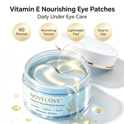 NOVELOVE® Parches Hidratantes para Ojos con Aloe Vera